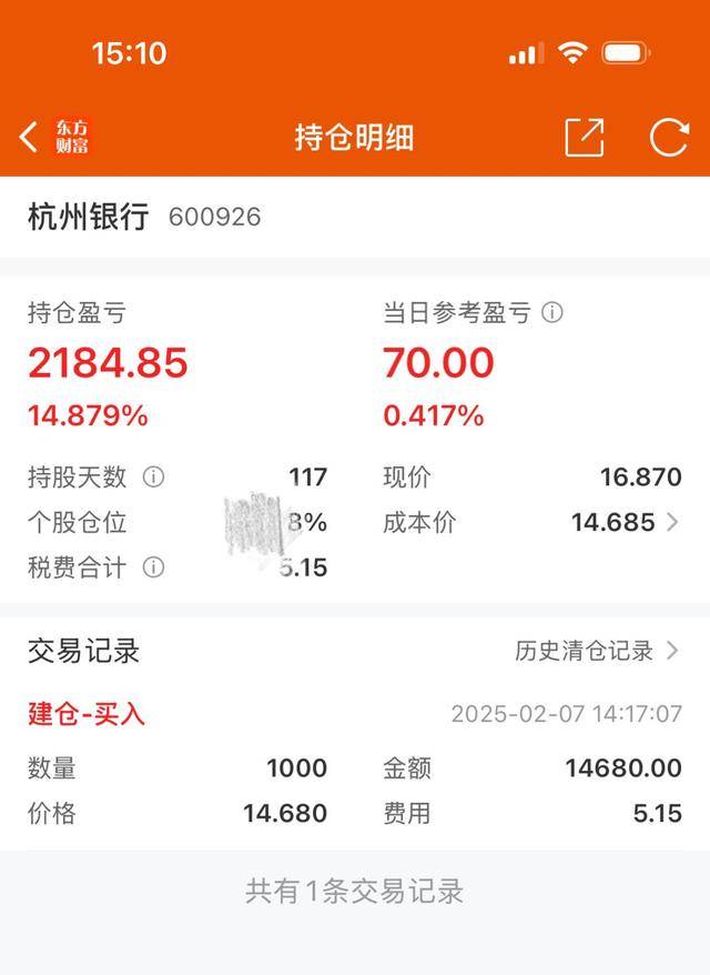 杭州小孩哥用1.5万元压岁钱买银行股<strong></p>
<p>炒币的平台</strong>，4个月赚2000多元