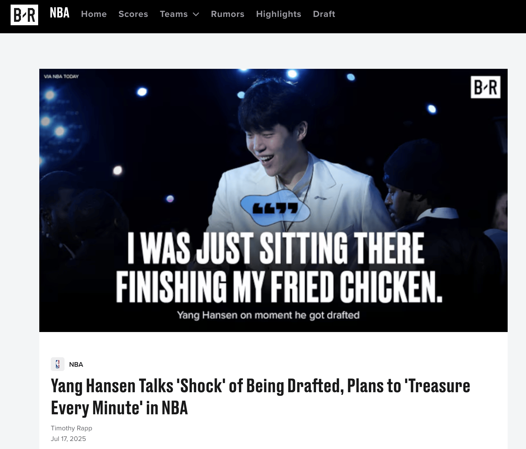 美媒热议杨瀚森NBA夏季联赛出色表现 网友称开拓者捡了“大漏”<strong></p>
<p>vgs在哪个平台有交易</strong>！