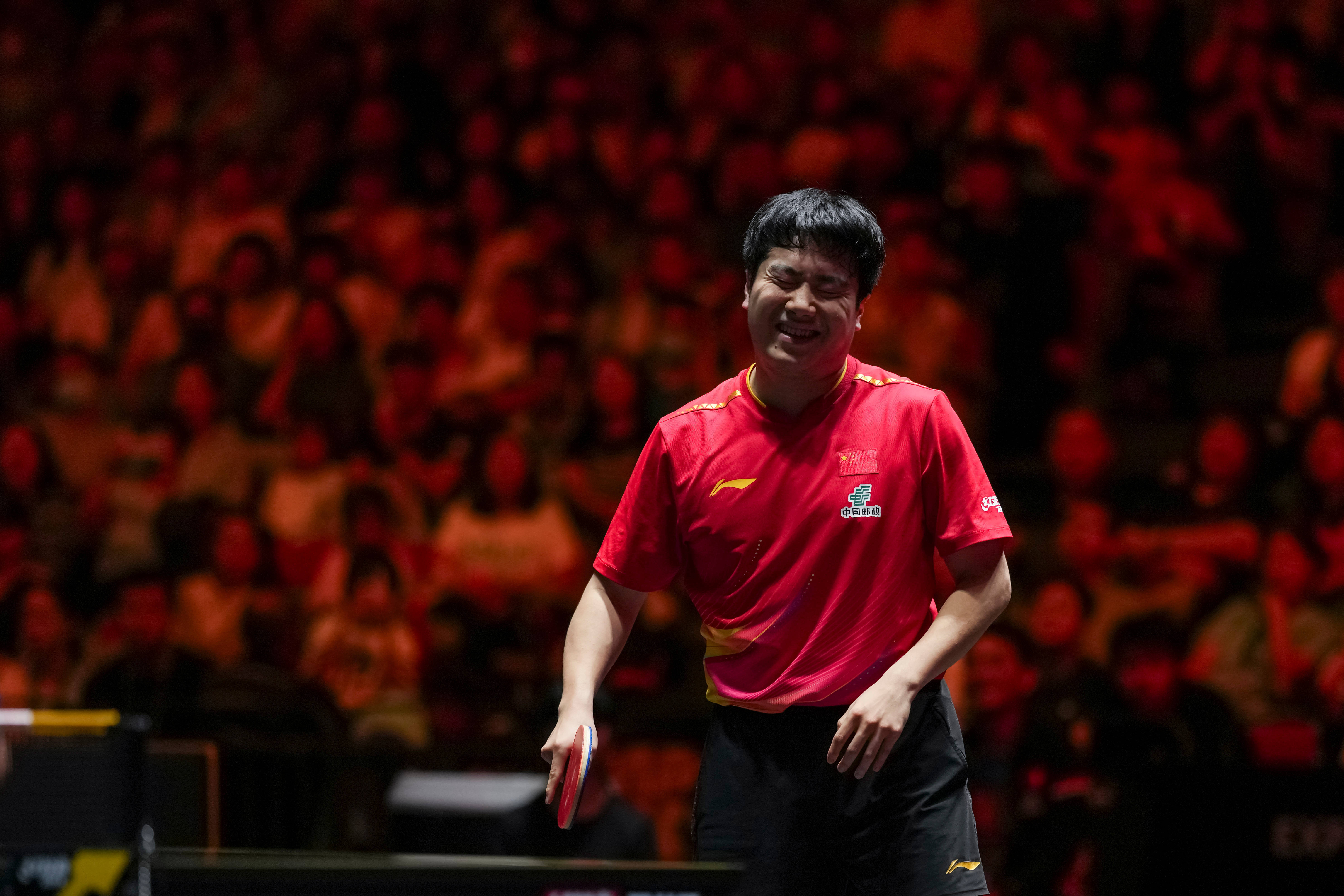 (体育)乒乓球——WTT中国大满贯赛:梁靖崑无缘男单八强