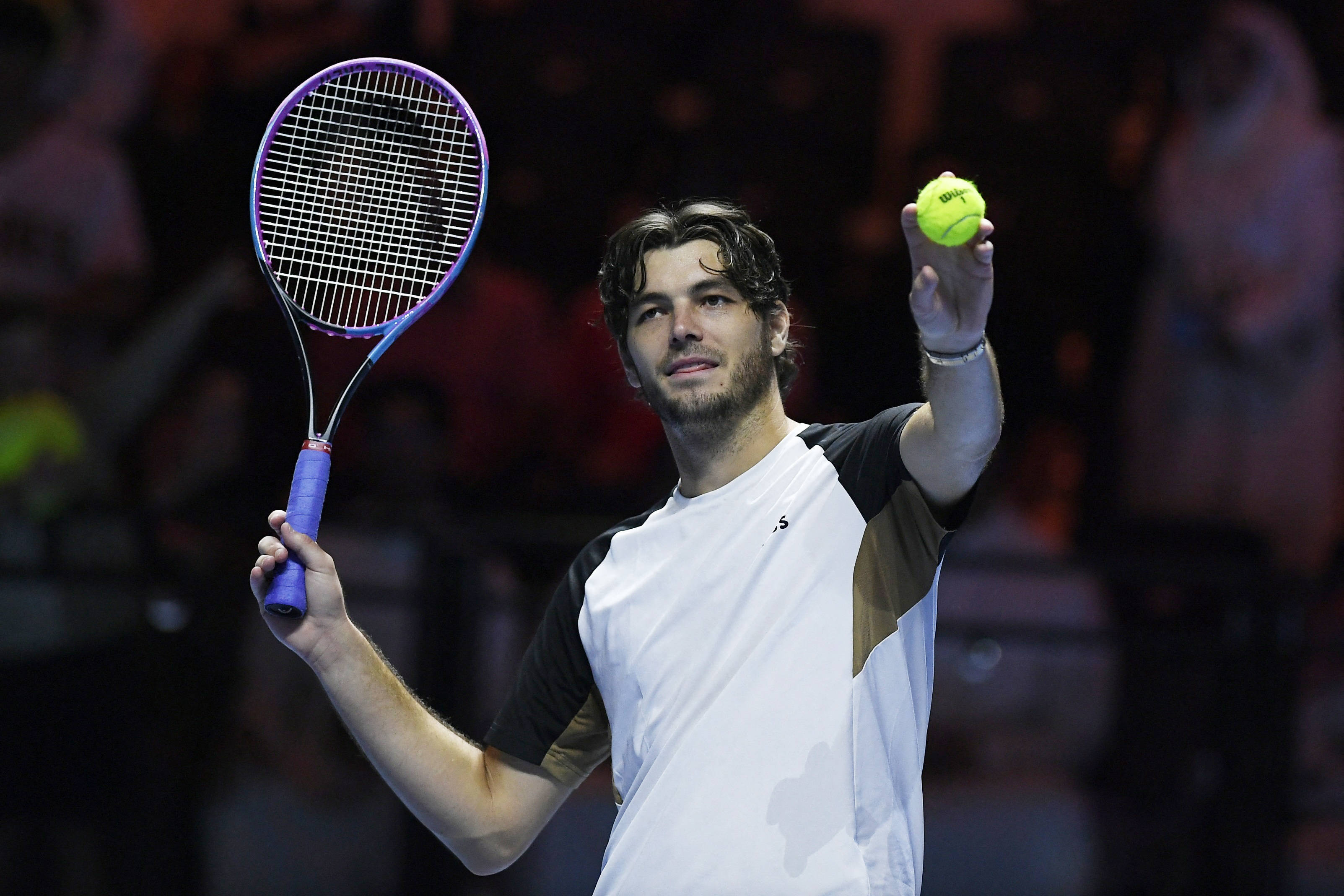 （外代二线）网球——沙特“六王大满贯”表演赛：弗里茨胜兹维列夫